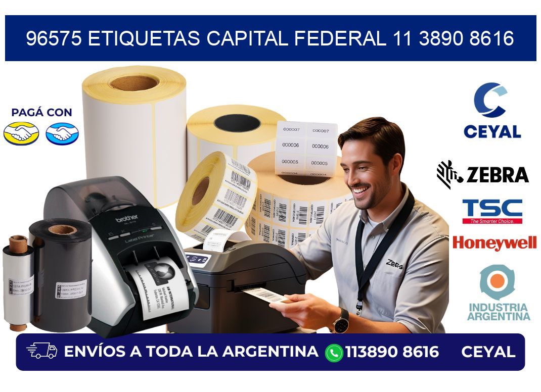 96575 ETIQUETAS CAPITAL FEDERAL 11 3890 8616