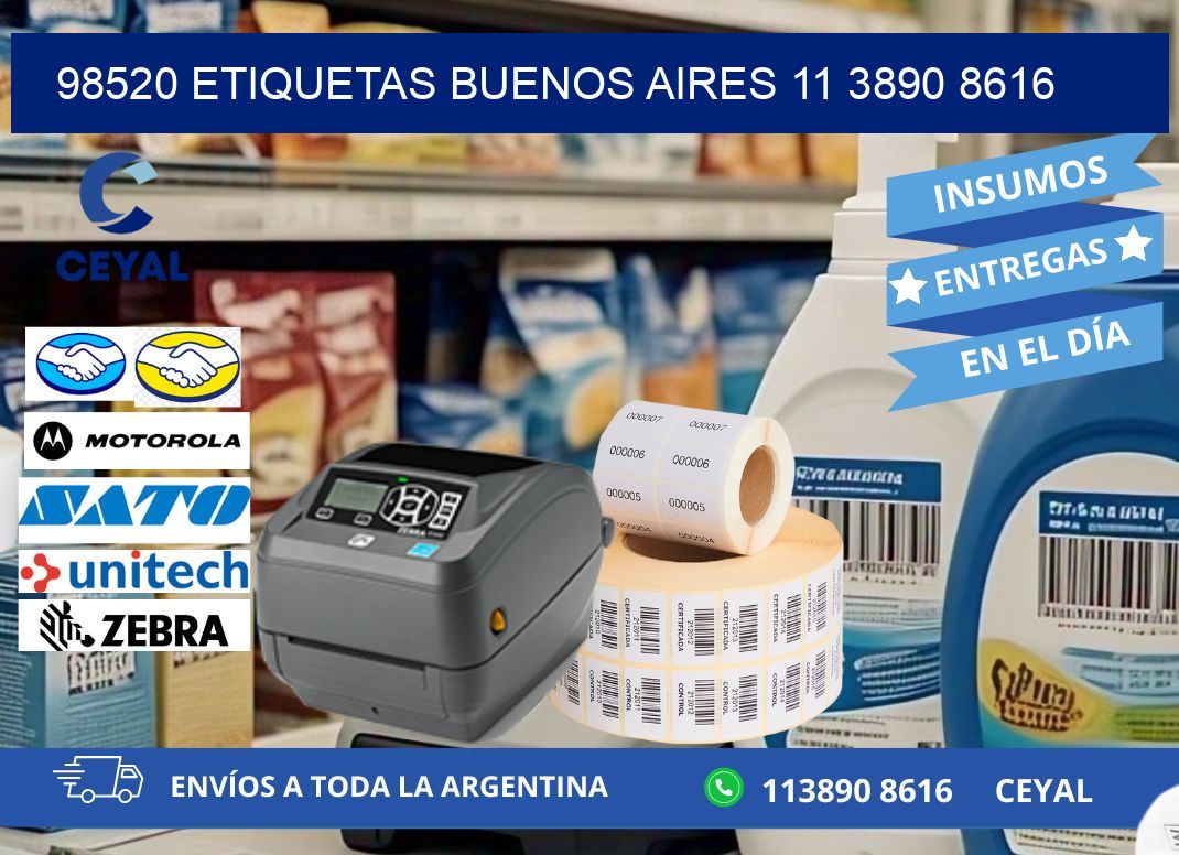 98520 ETIQUETAS BUENOS AIRES 11 3890 8616