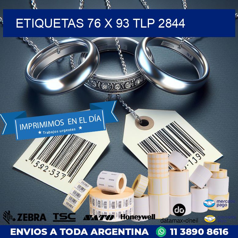 ETIQUETAS 76 x 93 TLP 2844