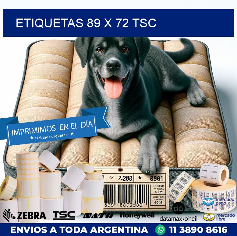 ETIQUETAS 89 x 72 TSC