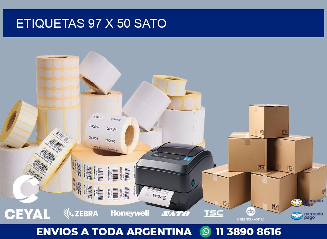 ETIQUETAS 97 x 50 SATO