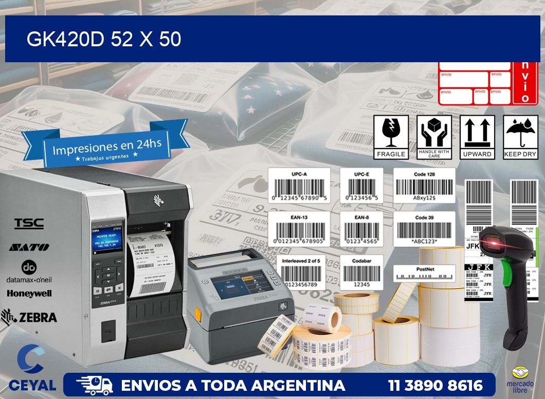 GK420D 52 x 50