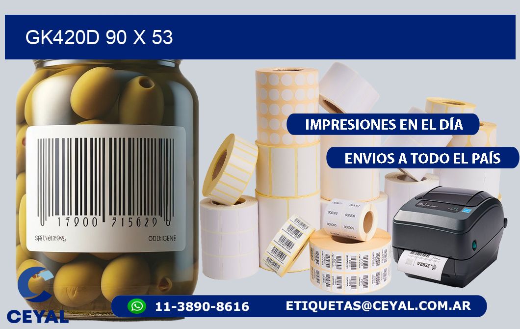 GK420D 90 x 53