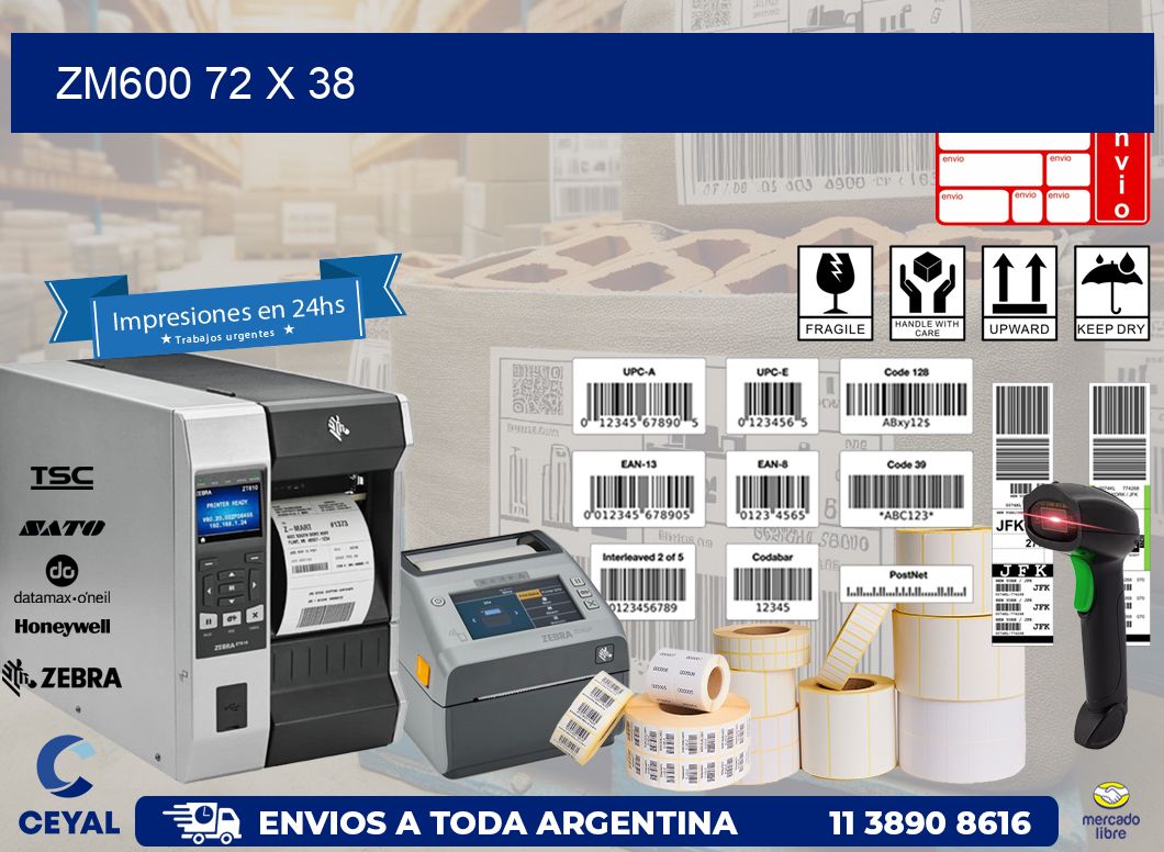 ZM600 72 x 38