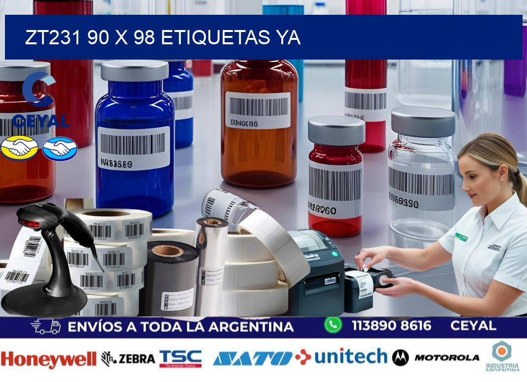 ZT231 90 x 98 ETIQUETAS YA