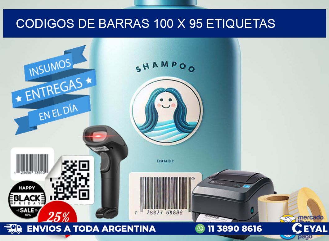 codigos de barras 100 x 95 etiquetas
