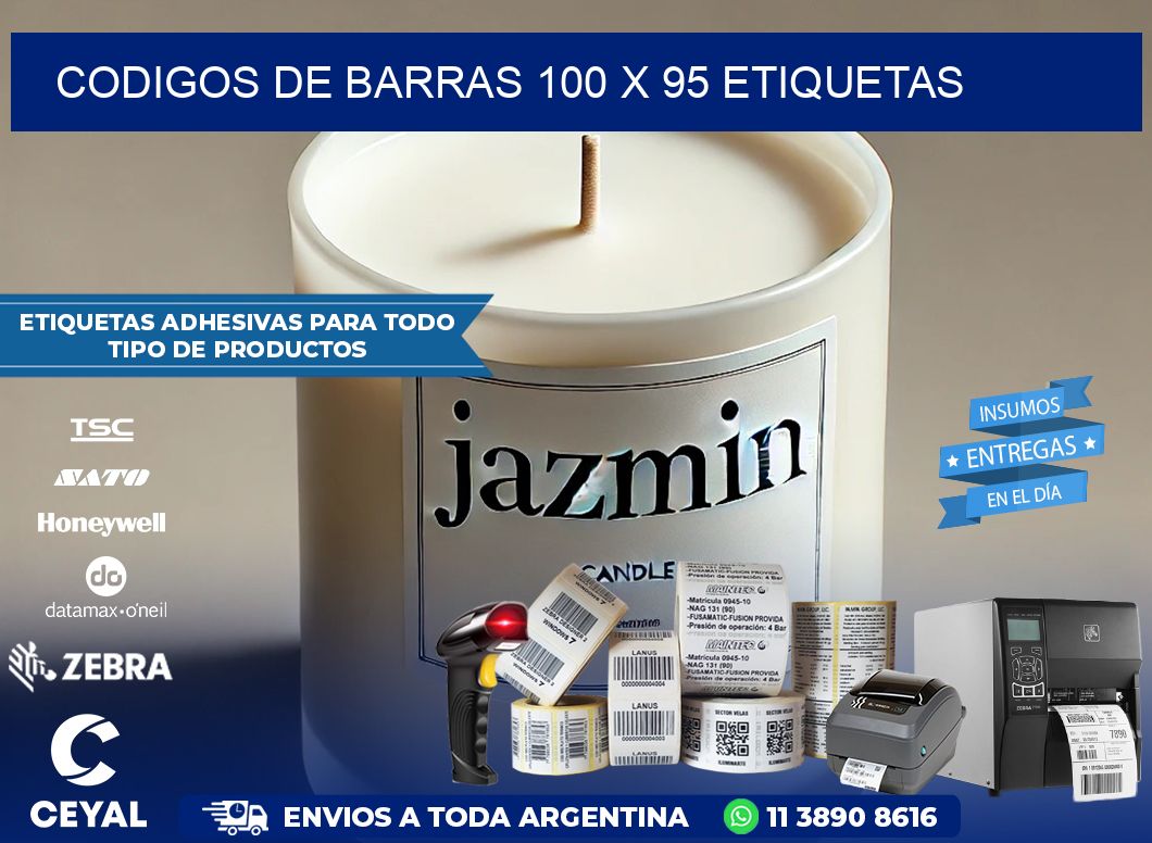 codigos de barras 100 x 95 etiquetas