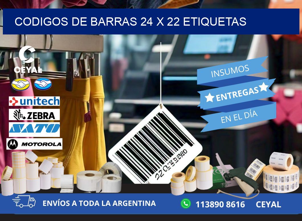 codigos de barras 24 x 22 etiquetas