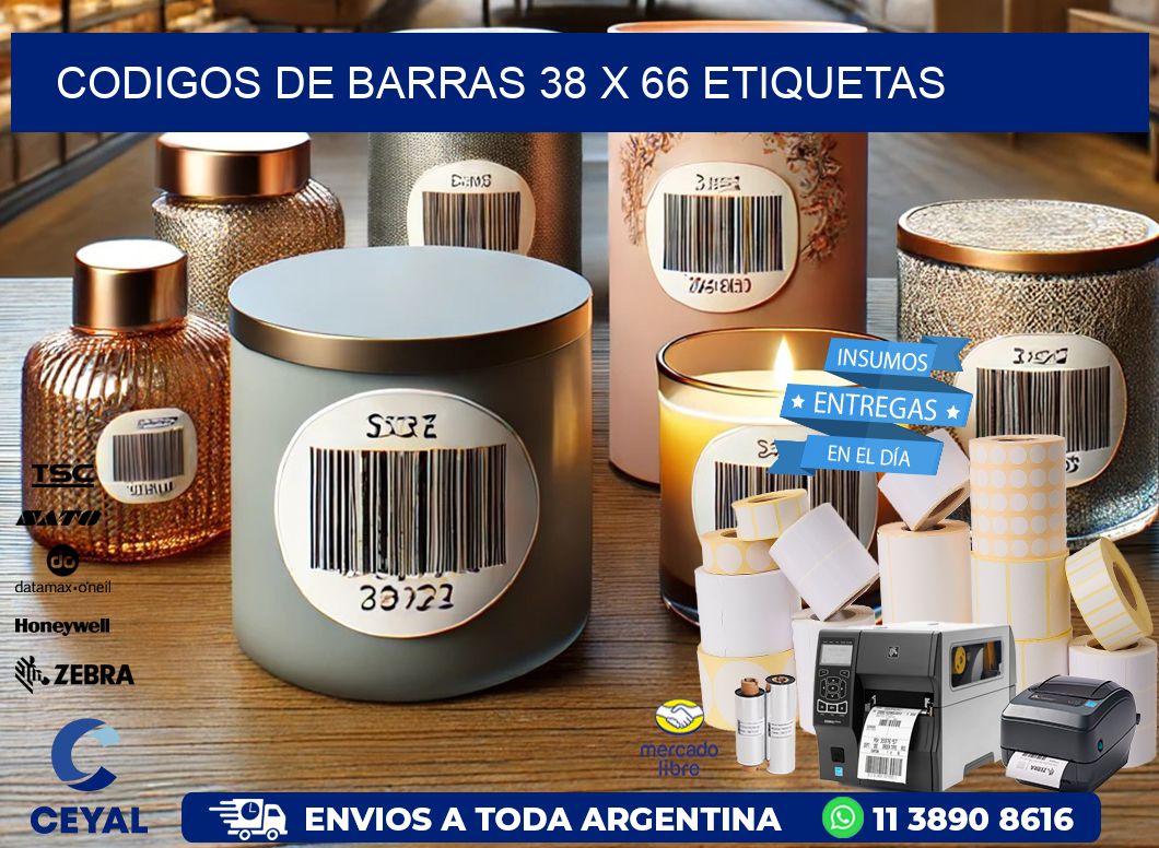 codigos de barras 38 x 66 etiquetas