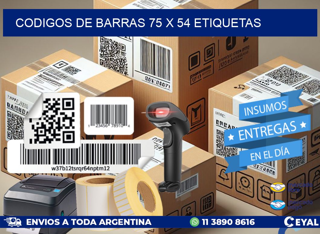 codigos de barras 75 x 54 etiquetas