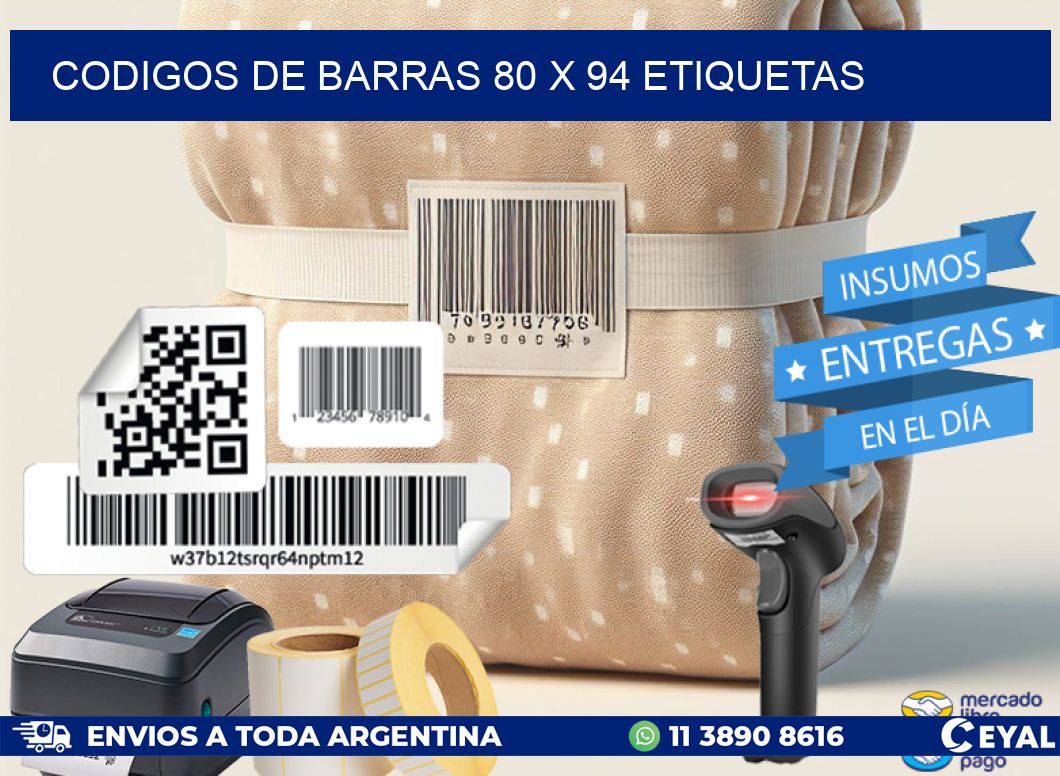 codigos de barras 80 x 94 etiquetas
