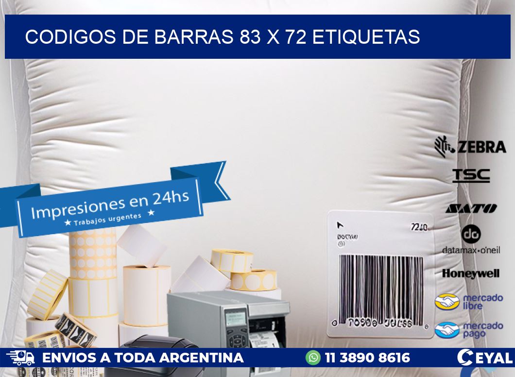 codigos de barras 83 x 72 etiquetas