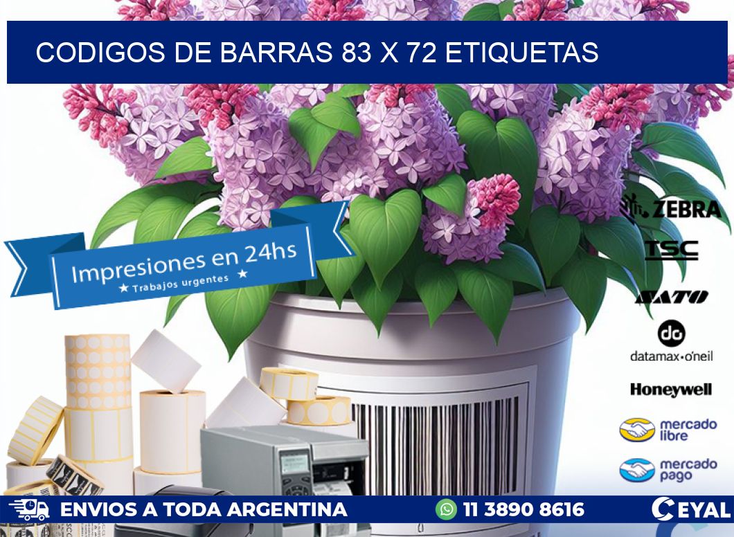 codigos de barras 83 x 72 etiquetas