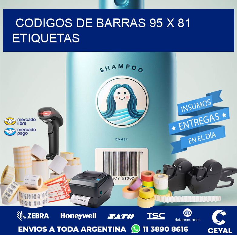codigos de barras 95 x 81 etiquetas