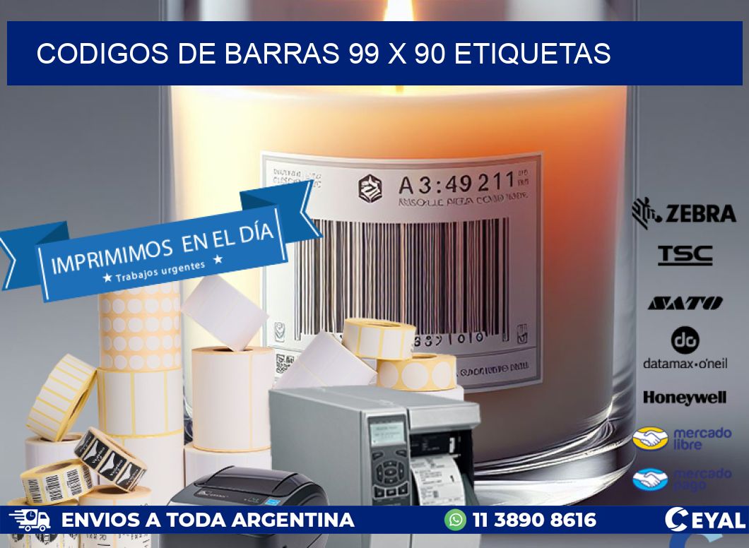 codigos de barras 99 x 90 etiquetas