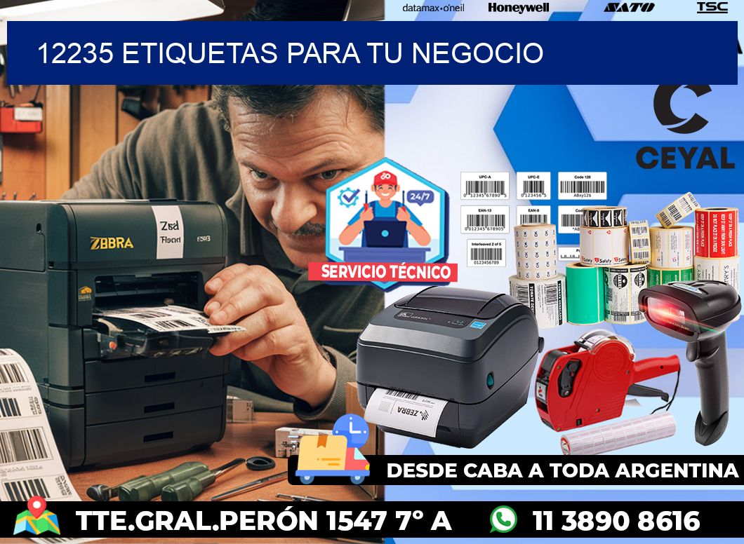 12235 etiquetas para tu negocio
