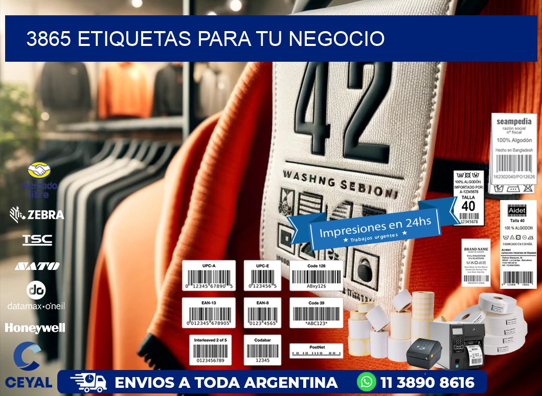 3865 etiquetas para tu negocio