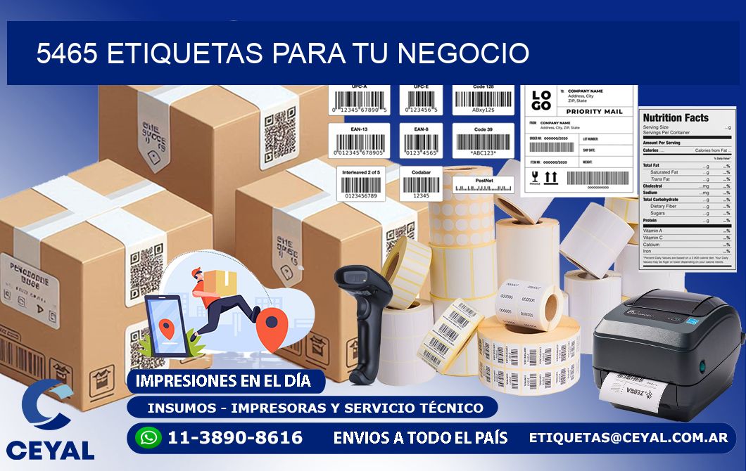 5465 etiquetas para tu negocio