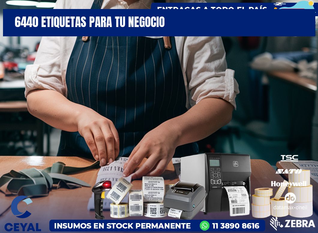 6440 etiquetas para tu negocio
