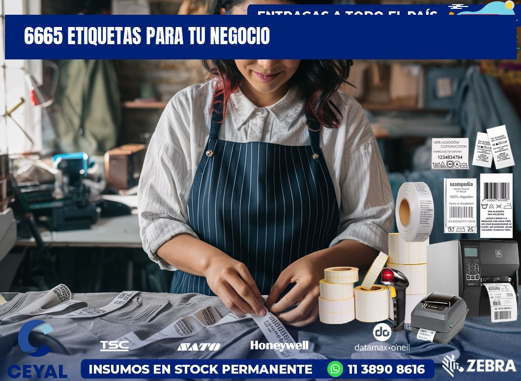 6665 etiquetas para tu negocio
