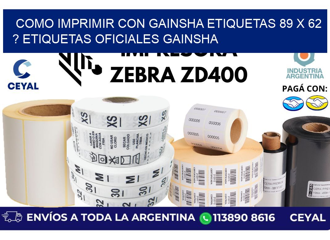 como imprimir con gainsha etiquetas 89 x 62 ? etiquetas oficiales gainsha