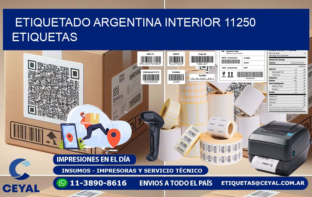 etiquetado argentina interior 11250 etiquetas