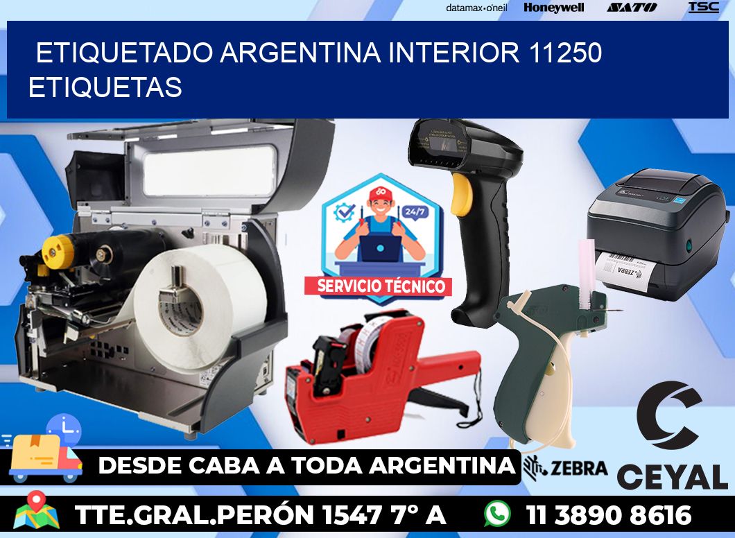 etiquetado argentina interior 11250 etiquetas