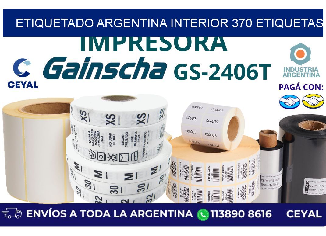 etiquetado argentina interior 370 etiquetas
