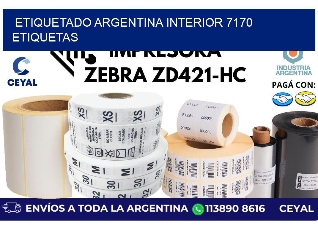 etiquetado argentina interior 7170 etiquetas