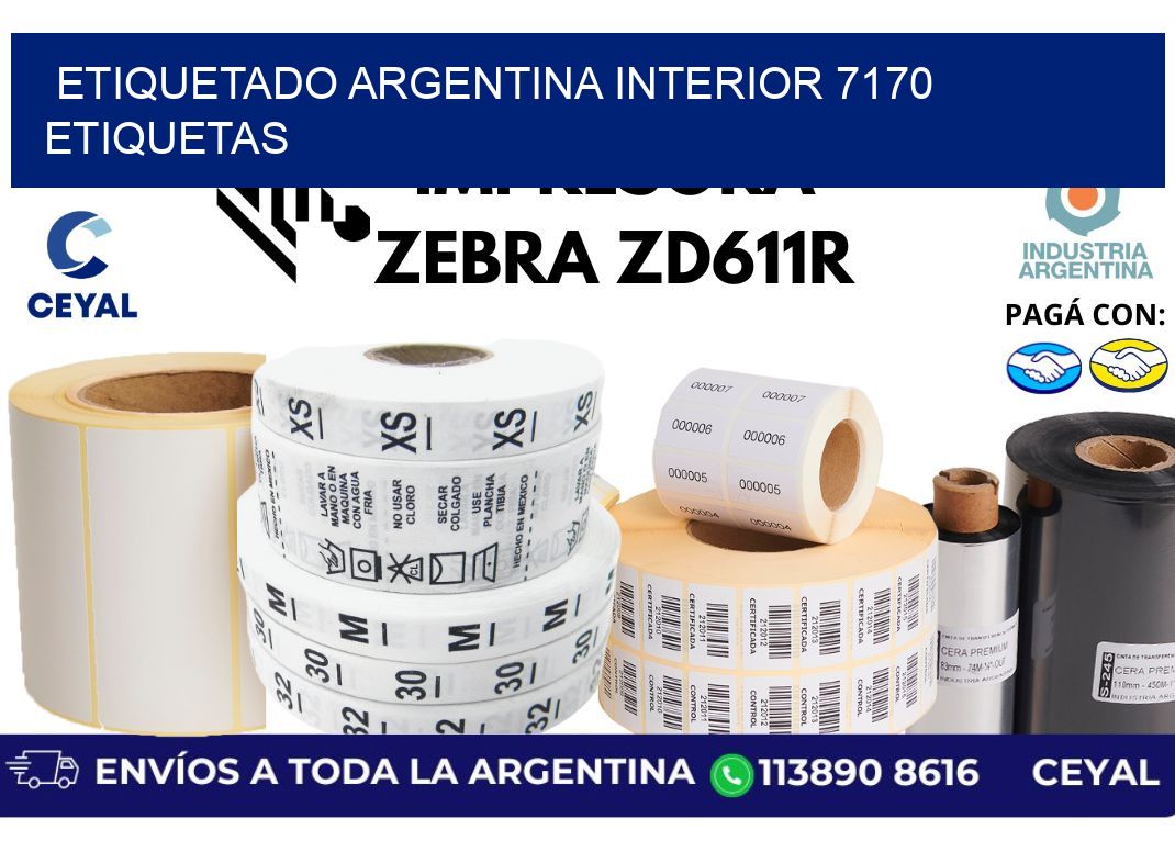 etiquetado argentina interior 7170 etiquetas