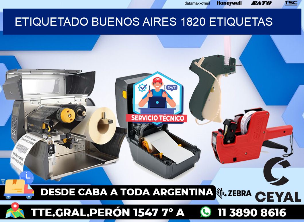 etiquetado buenos aires 1820 etiquetas