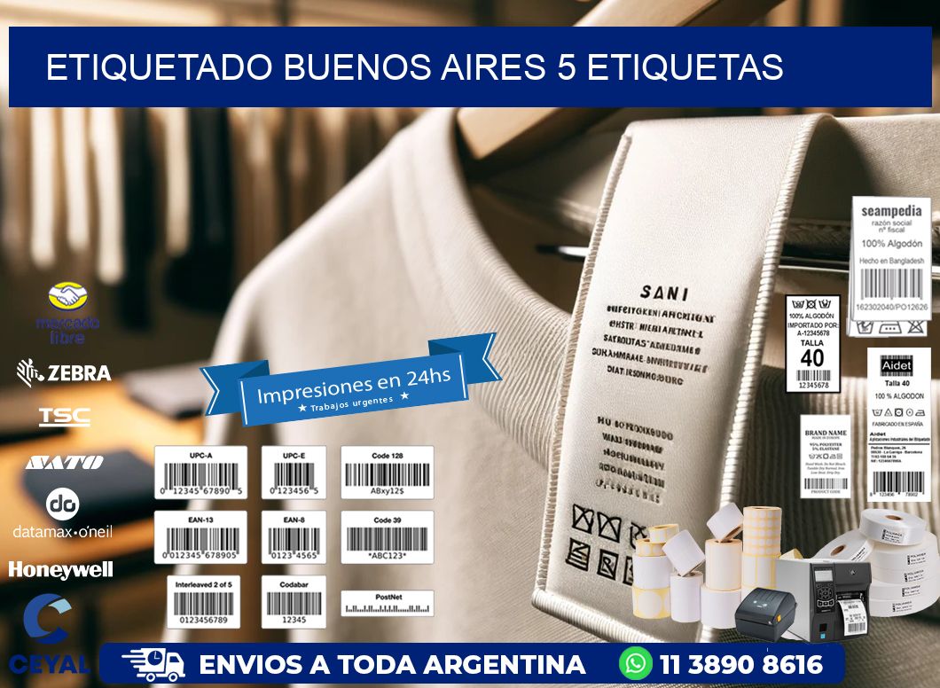 etiquetado buenos aires 5 etiquetas