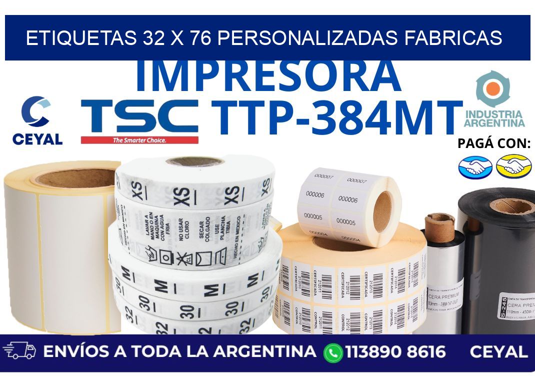 etiquetas 32 x 76 personalizadas fabricas