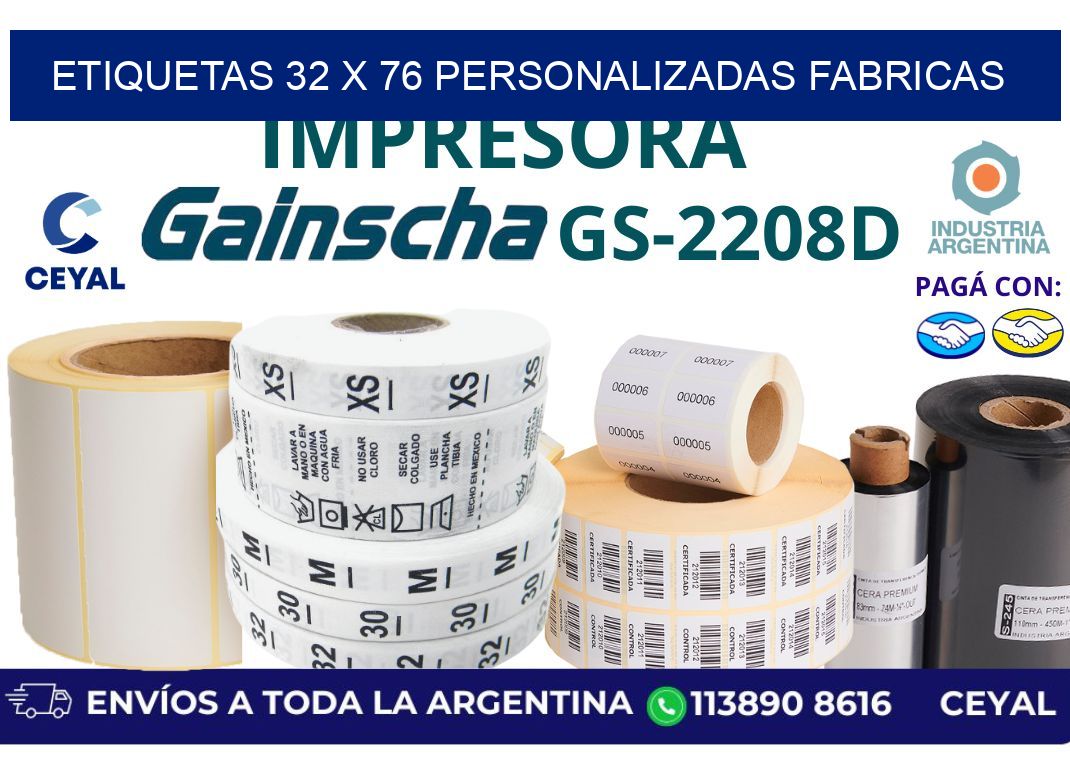 etiquetas 32 x 76 personalizadas fabricas