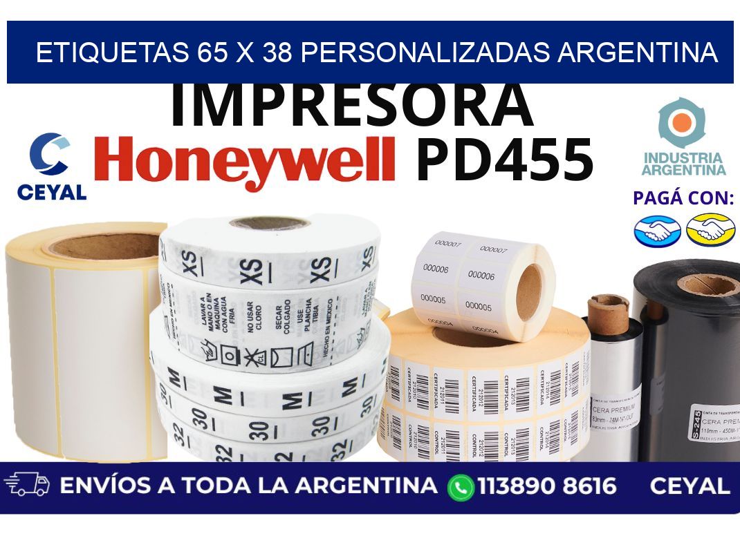 etiquetas 65 x 38 personalizadas argentina