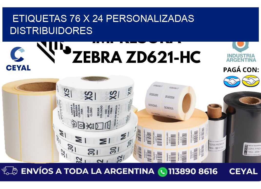 etiquetas 76 x 24 personalizadas distribuidores