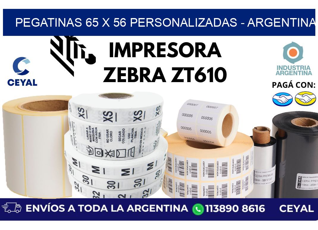 pegatinas 65 x 56 personalizadas – Argentina