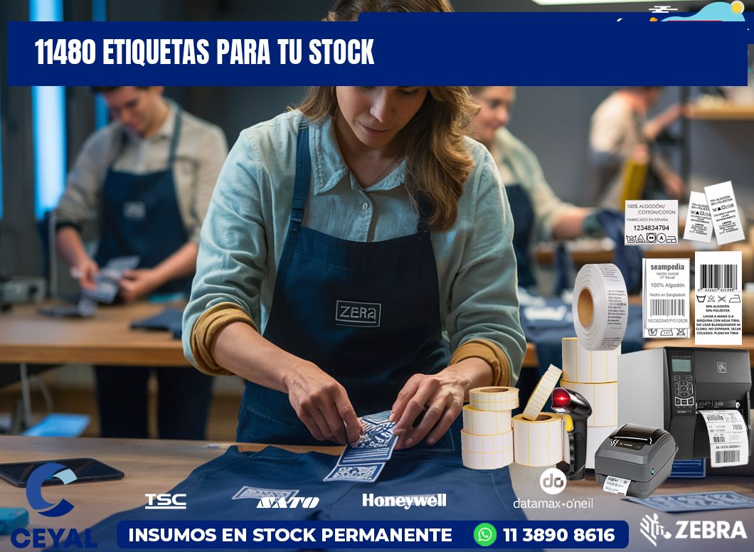 11480 etiquetas para tu stock