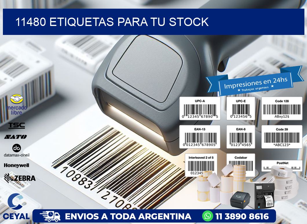 11480 etiquetas para tu stock