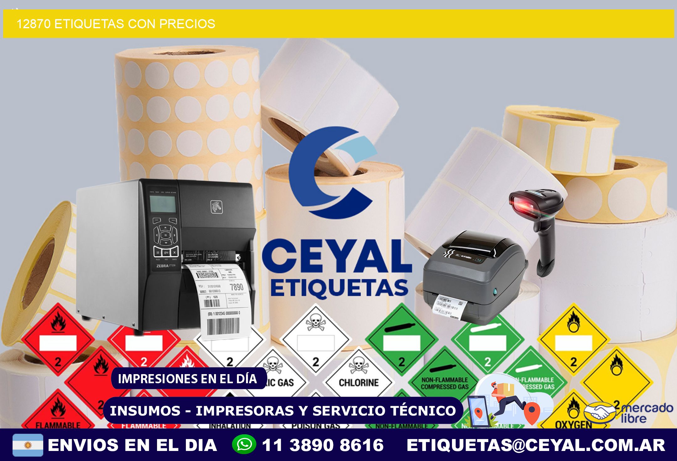 12870 etiquetas con precios