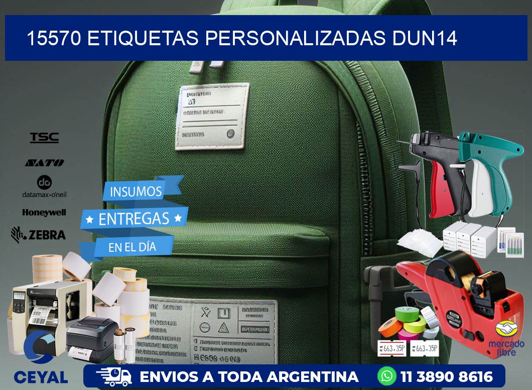 15570 Etiquetas personalizadas dun14