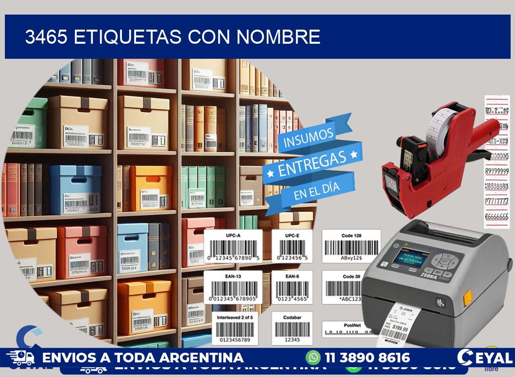3465 etiquetas con nombre