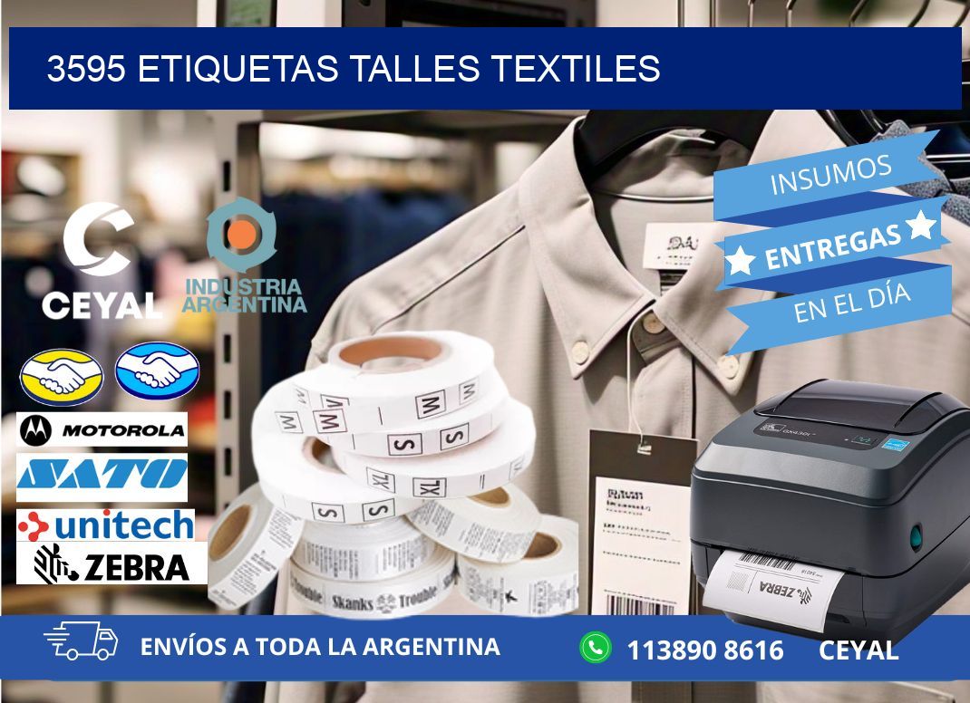 3595 ETIQUETAS TALLES TEXTILES