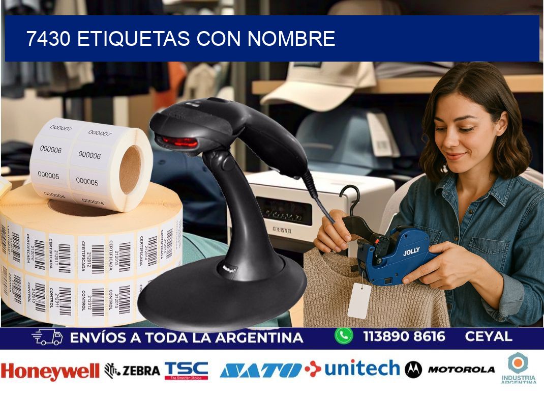 7430 etiquetas con nombre
