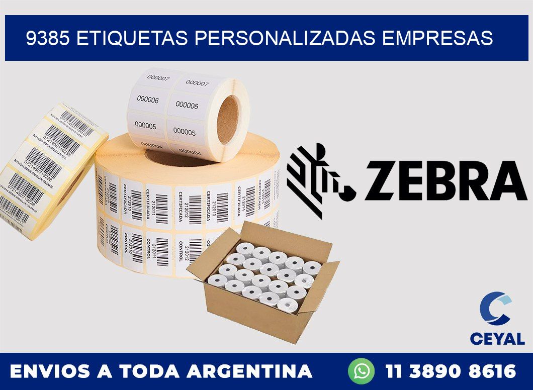 9385 Etiquetas personalizadas empresas