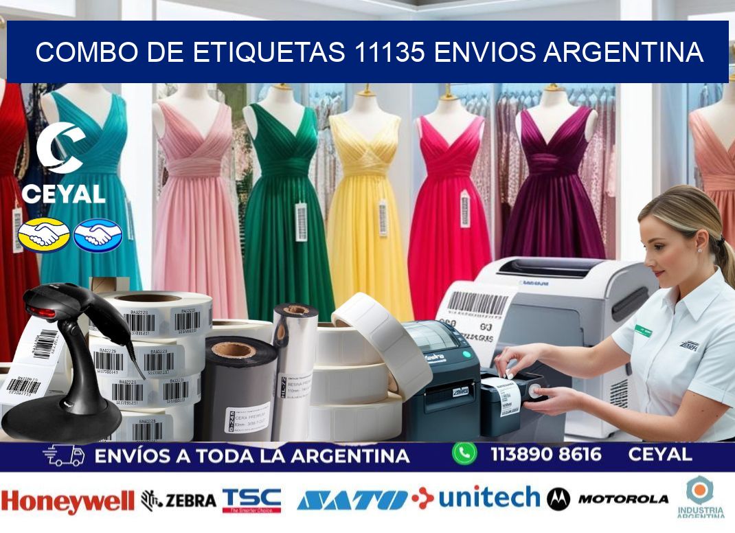 Combo de etiquetas 11135 ENVIOS ARGENTINA