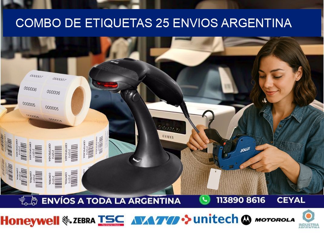 Combo de etiquetas 25 ENVIOS ARGENTINA