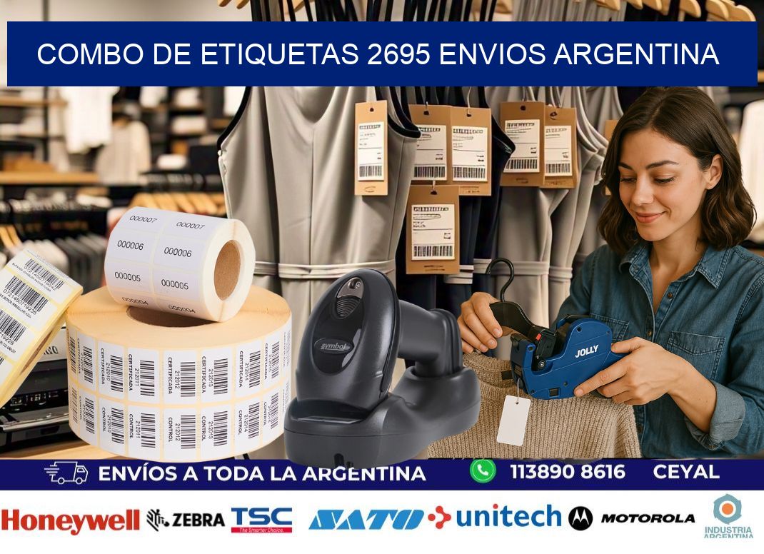 Combo de etiquetas 2695 ENVIOS ARGENTINA
