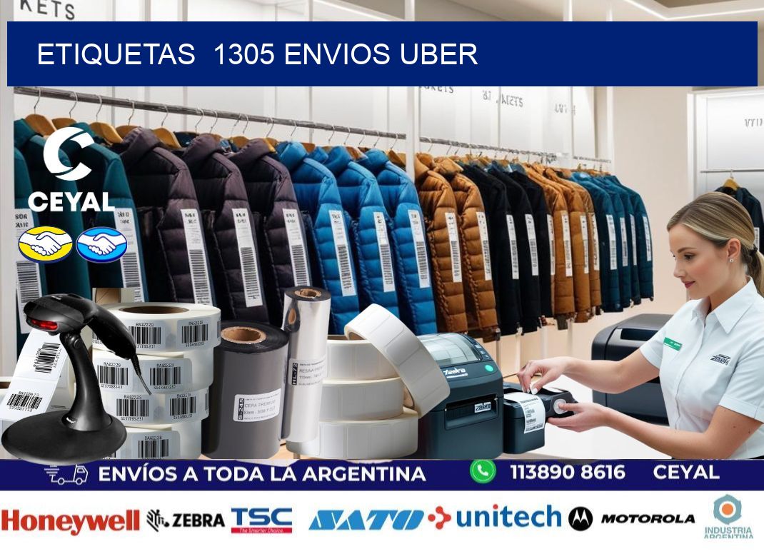 etiquetas  1305 ENVIOS UBER