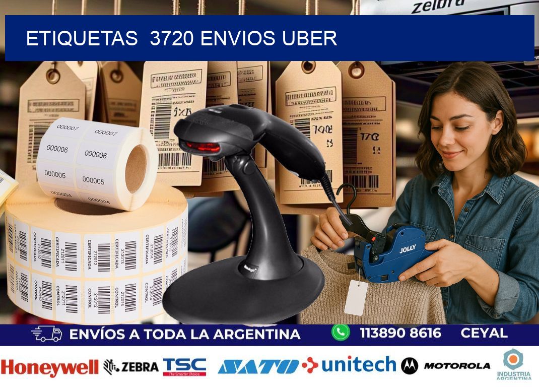 etiquetas  3720 ENVIOS UBER
